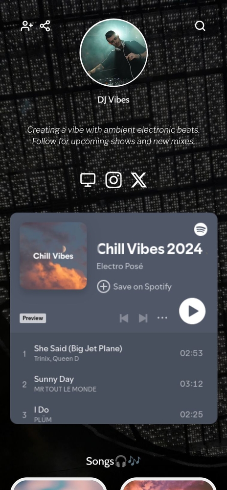 DJ Vibes template