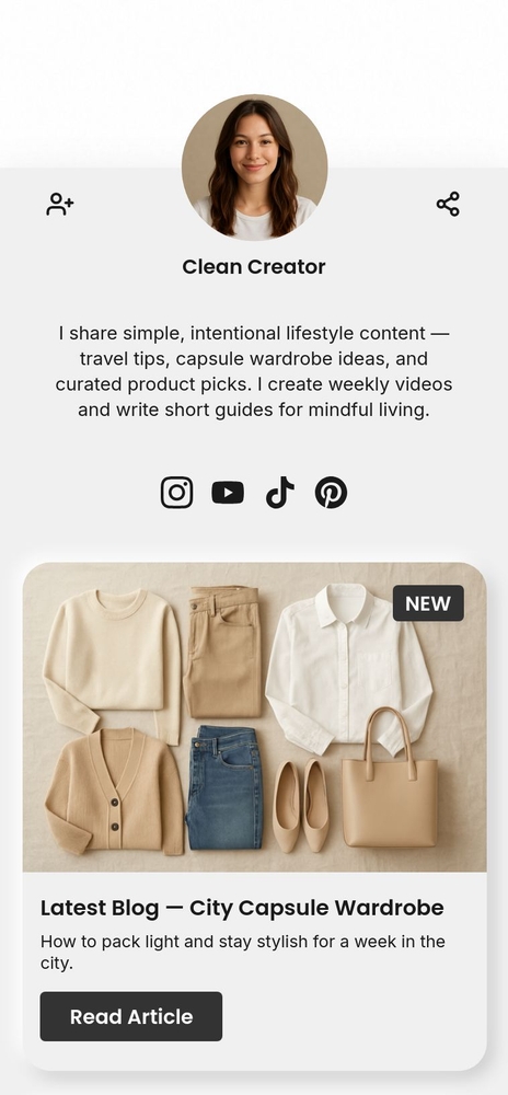 Minimal Fashion template