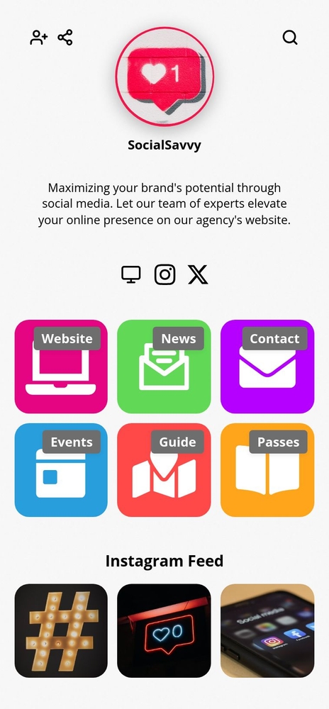 SocialSavvy template